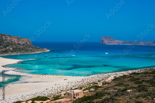 Gramvousa island and Balos Lagoon on Crete
