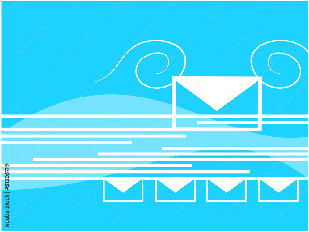 E-mail illustration E-mail illustration