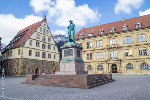 Schillers square in Stuttgart, Germany