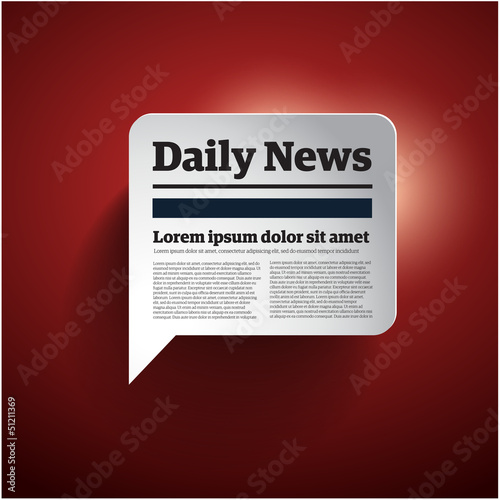 news button - vector illustration