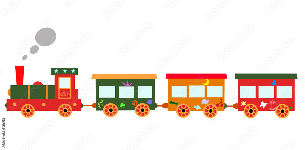 メルヘン汽車 Stock イラスト Adobe Stock