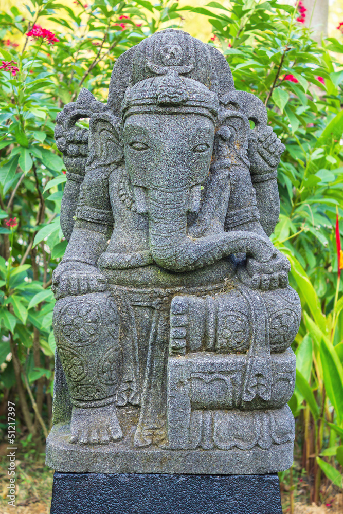 Stone sculpture of indian god ganesh Stone sculpture of indian god ganesh