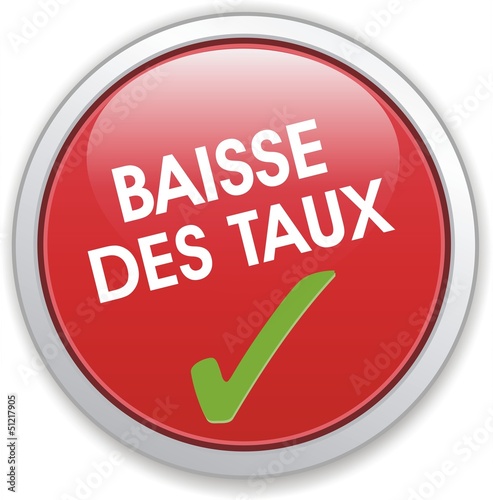 bouton baisse des taux