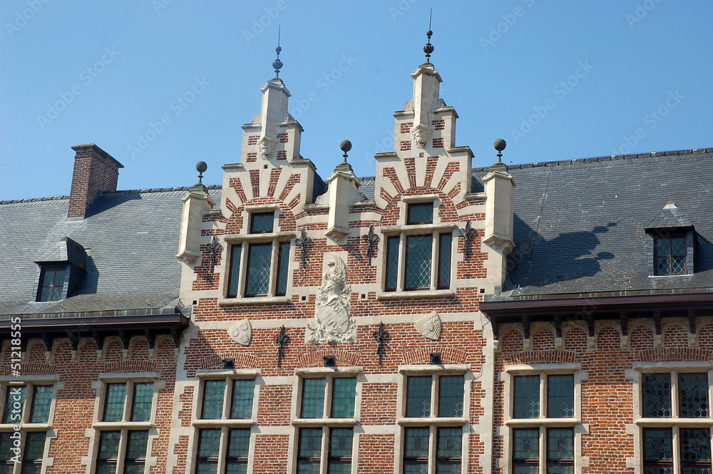 Cour intérieure du château de Gaasbeek