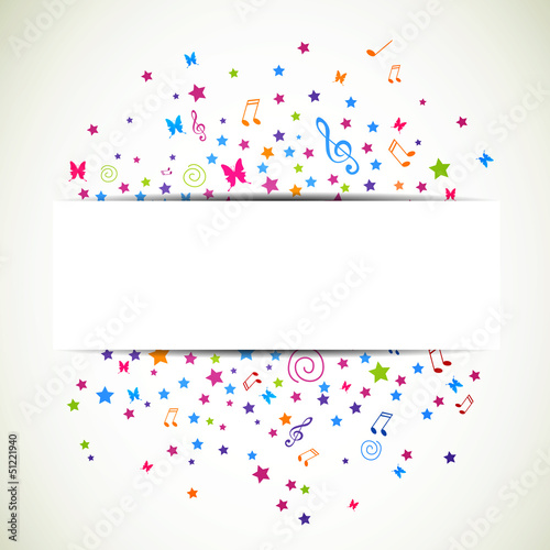 Vector Illustration of an Abstract Colorful Background