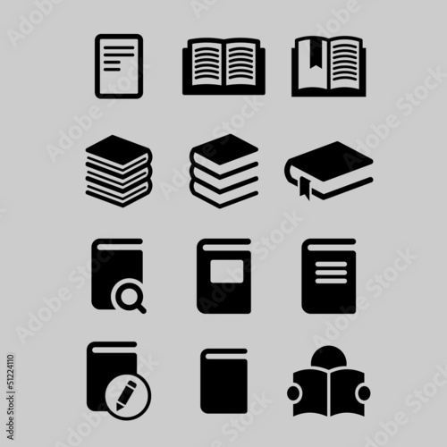 Book Icon set