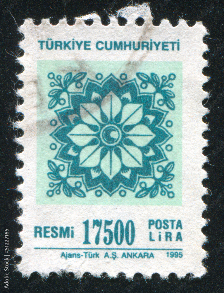 Naklejka premium Turkish pattern