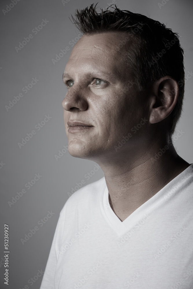 Obraz premium Adult caucasian man