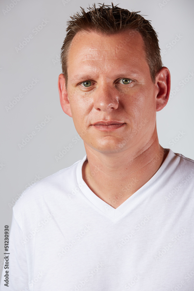 Adult caucasian man Adult caucasian man