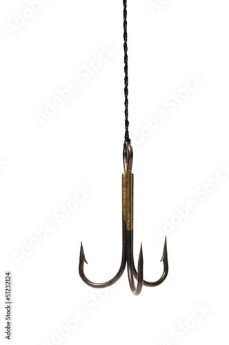 Treble fish hook