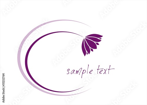 Fototapeta Naklejka Na Ścianę i Meble -  water lily , Buddha, Eco friendly business logo design
