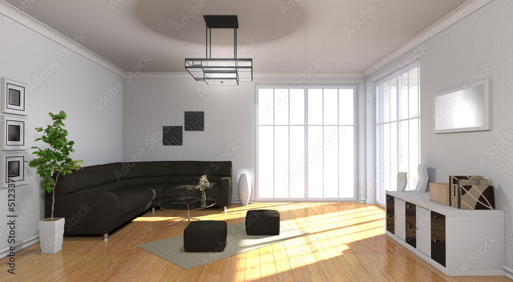 Fototapeta premium Wohndesign - modern wohnen