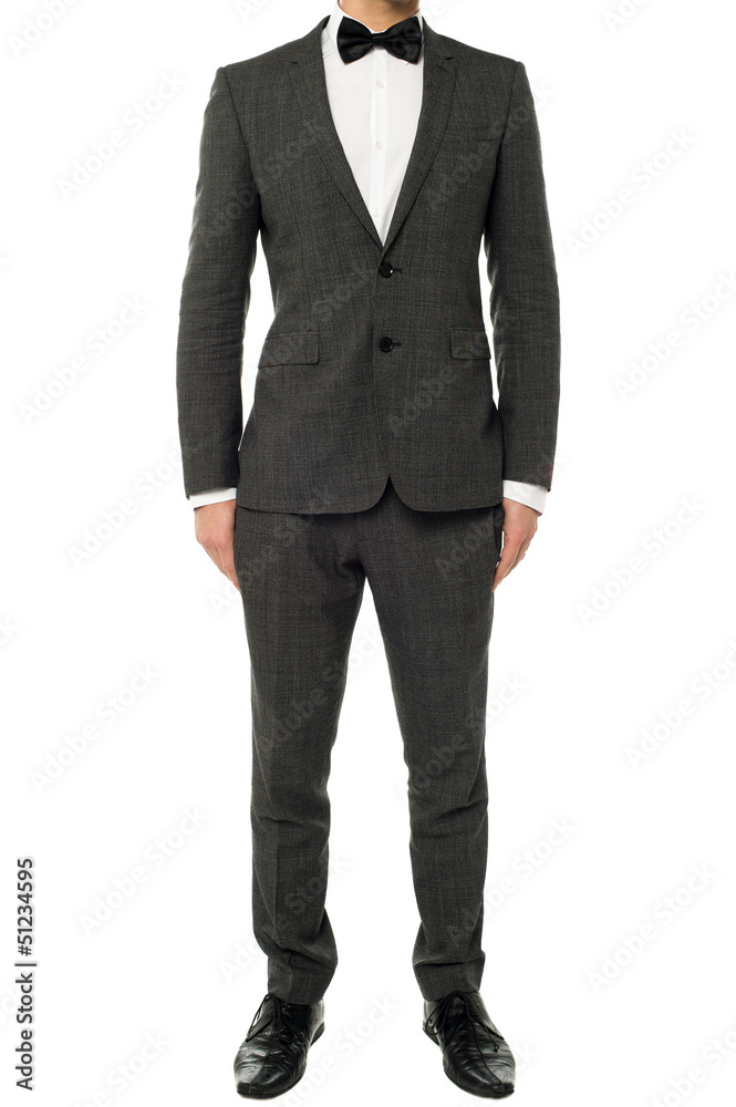Cropped image of a man in tuxedo Cropped image of a man in tuxedo