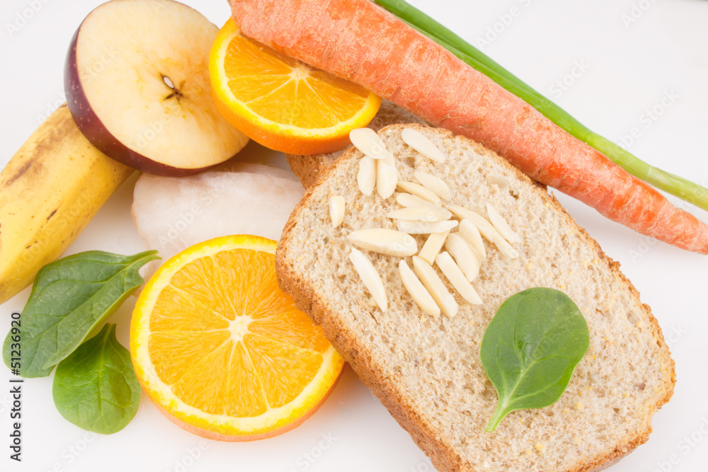Plate Of Healthy Food