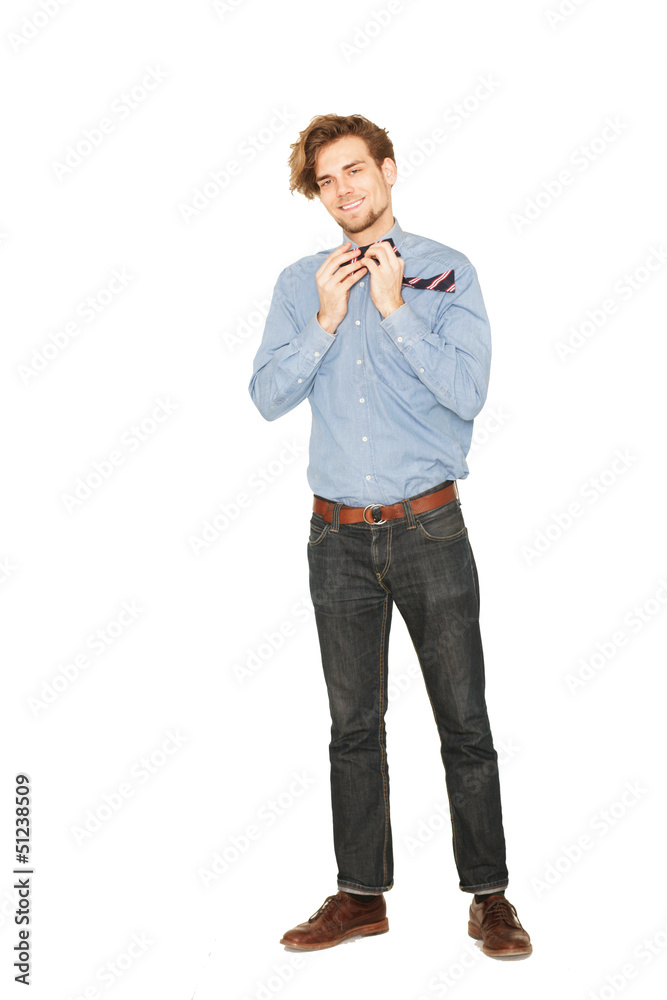 modischer junger Mann modischer junger Mann