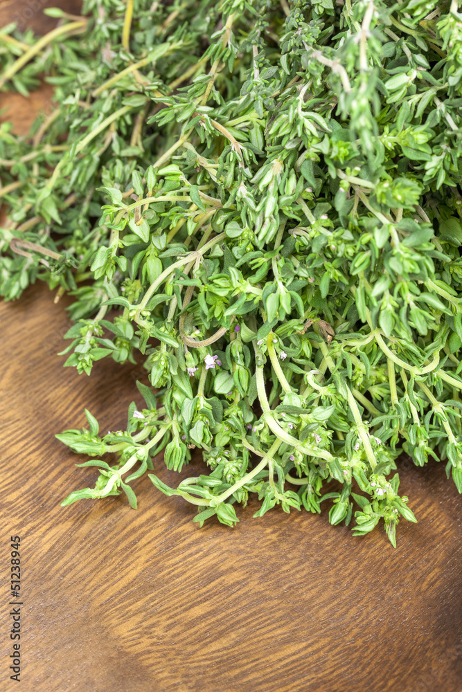 Bunch of fresh thyme