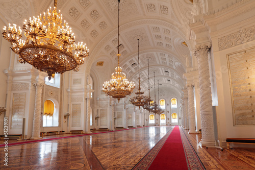 Photography Great Kremlin Palace, Georgievsky hall