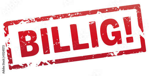 roter Stempel Billig