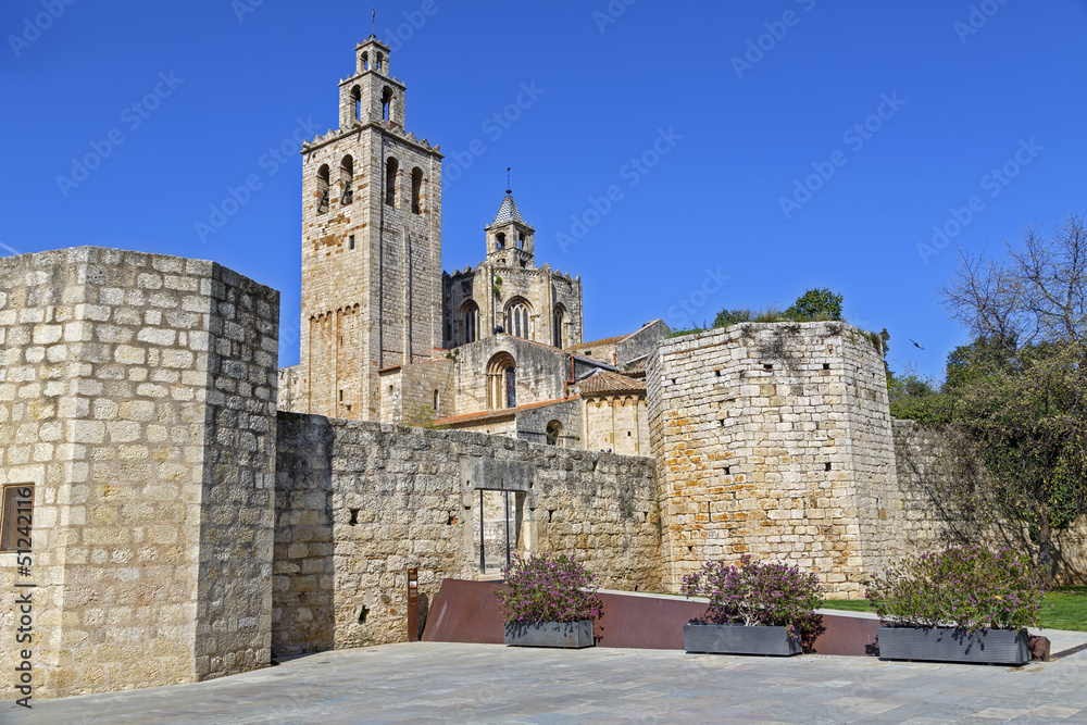 Monastery Sant Cugat del Valles.Catalonia
