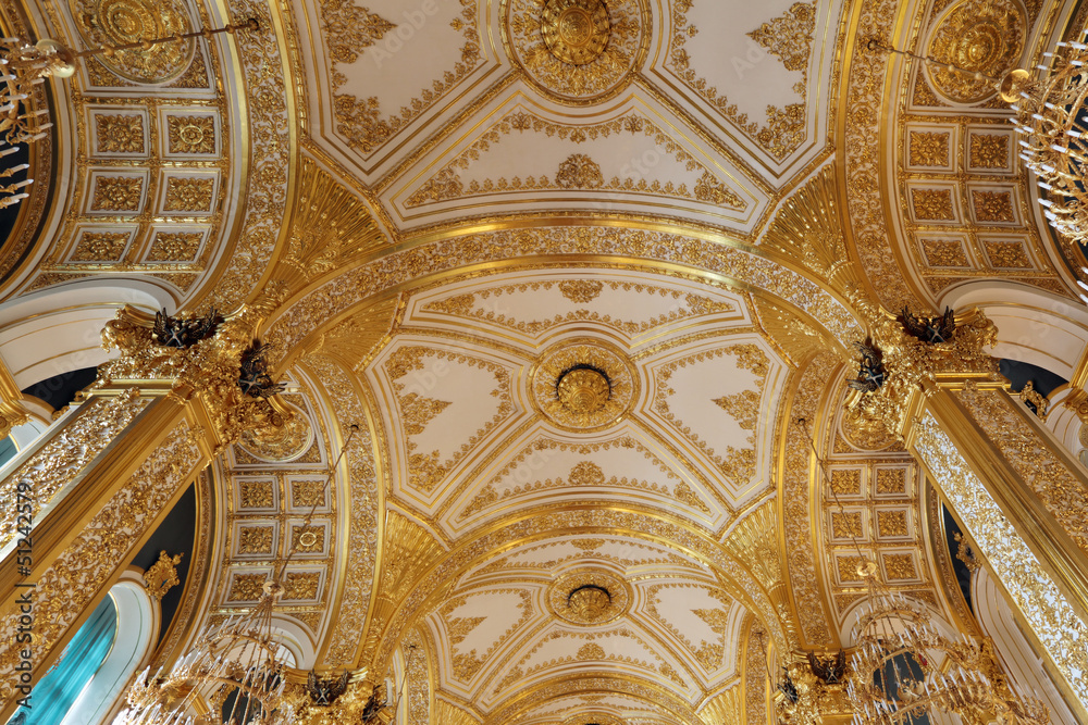 Great Kremlin Palace, Golden ceiling in Throne hall