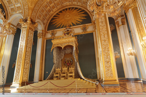 Throne. Grand Kremlin Palace interior
