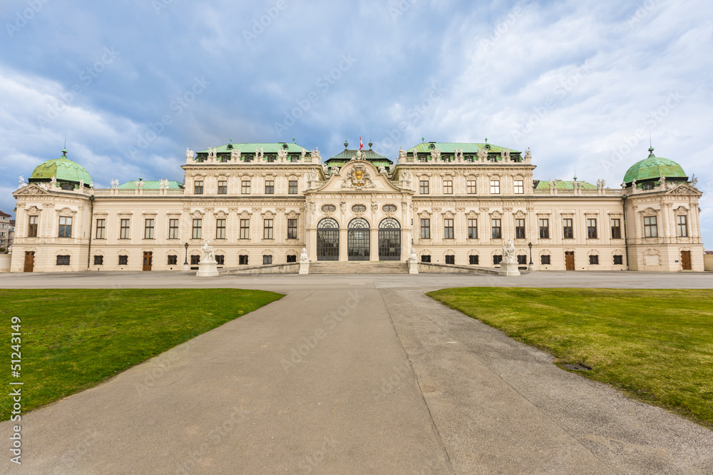Belvedere Palace in Wien, Austria