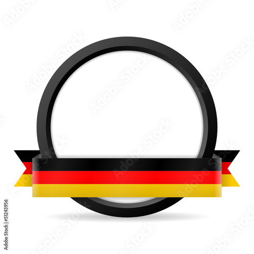 button mit banner deutschland I