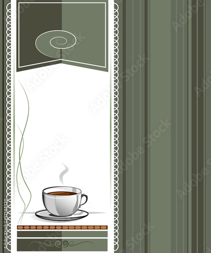 Menu for cafe, bar, restaurant, coffeehouse