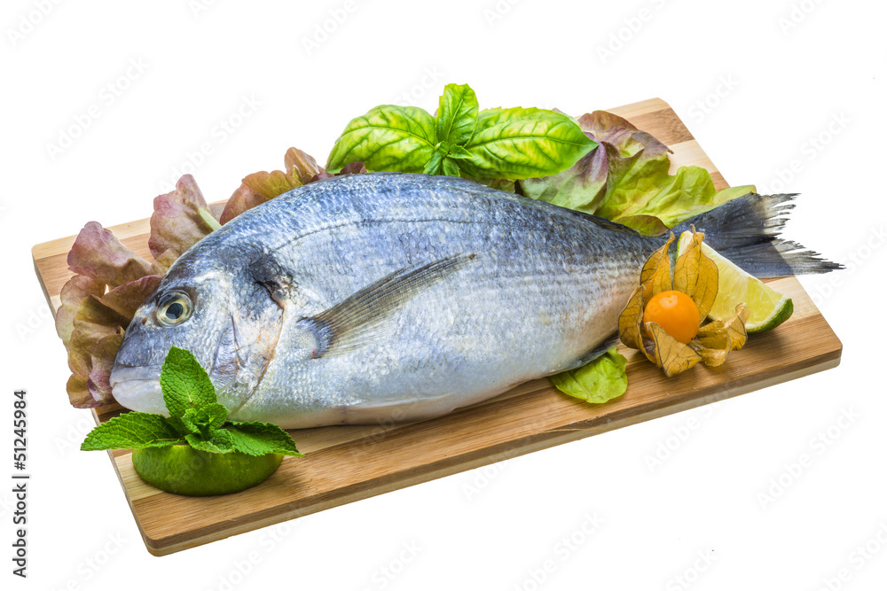 Fresh raw dorada Fresh raw dorada