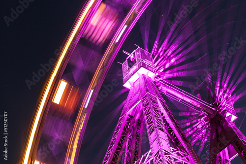 Photography Wiener Riesenrad, Famous Ferris Wheel in Wien