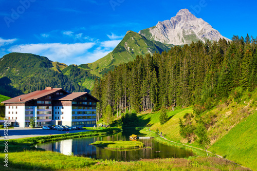 Alps summer landscape