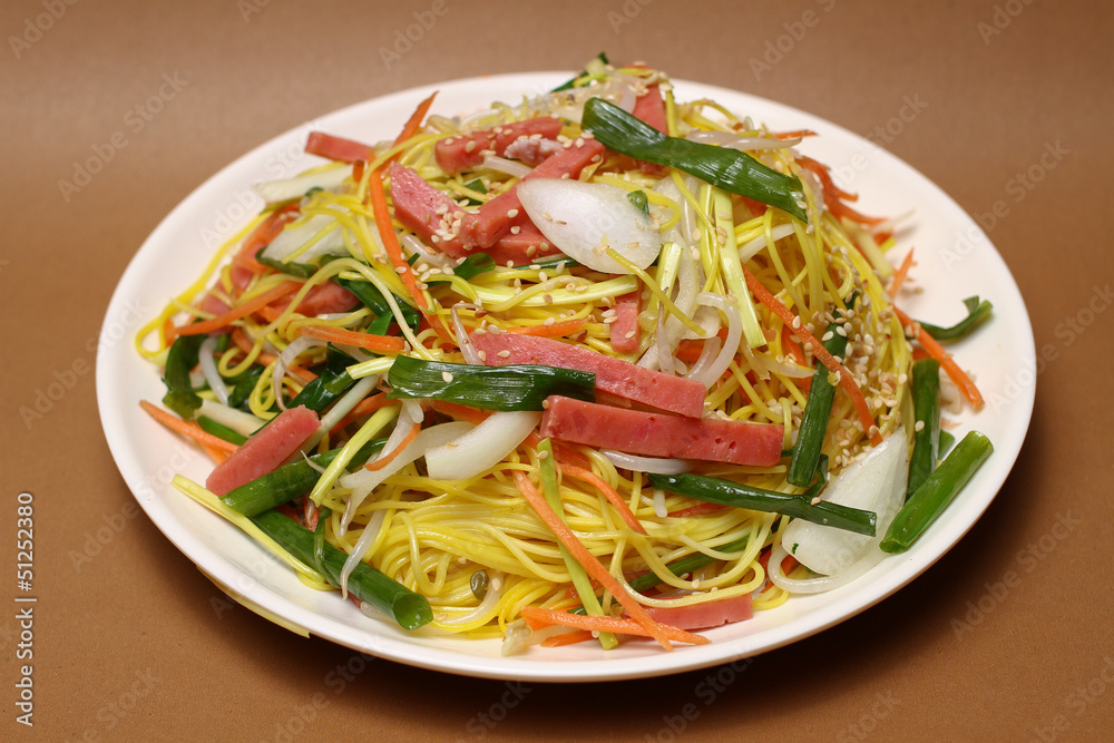 Ham Chow mein Ham Chow mein