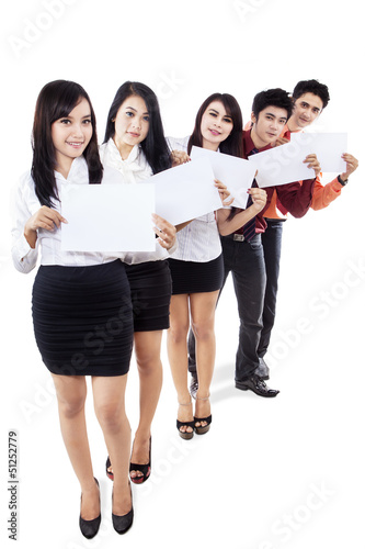 Business people with copyspace © Creativa Images