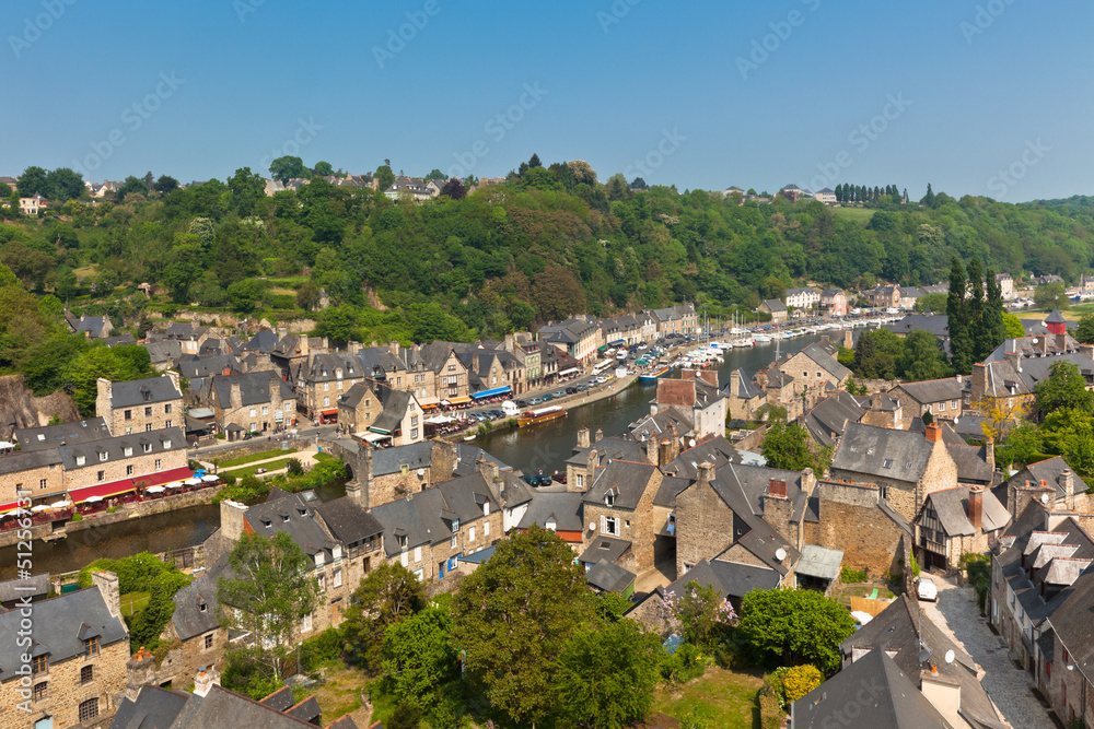 Dinan, Brittany, France - Ancient town on the river