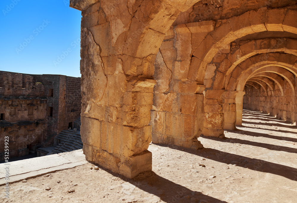 Fototapeta premium Old amphitheater Aspendos in Antalya, Turkey