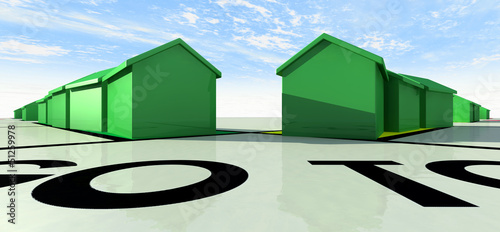 Monopoly Houses On A Board
