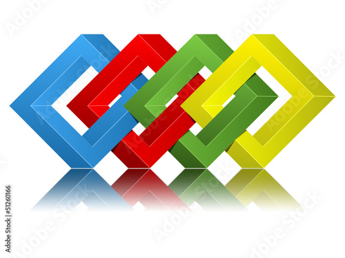 Vierecke Logo