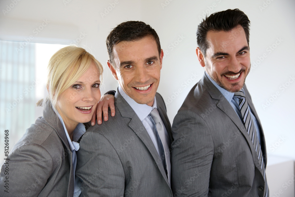 Portrait of successful business team Portrait of successful business team