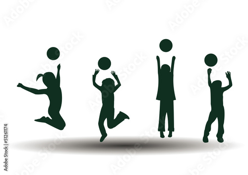 silhouette kids