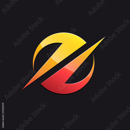 Logo abstract geometric form # Vector