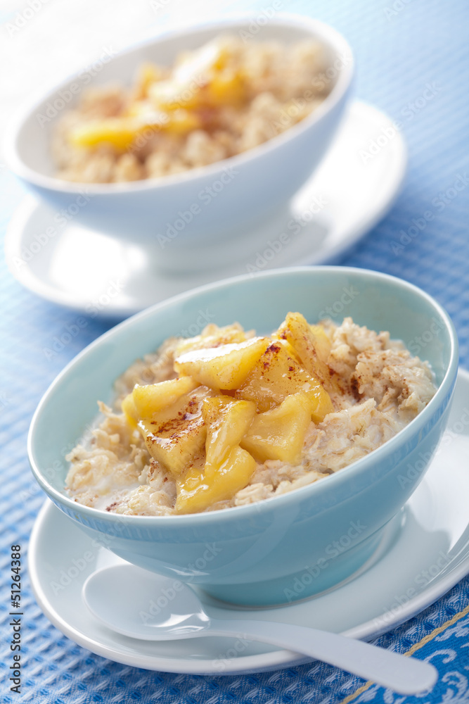 cereal with caramelized apple cereal with caramelized apple