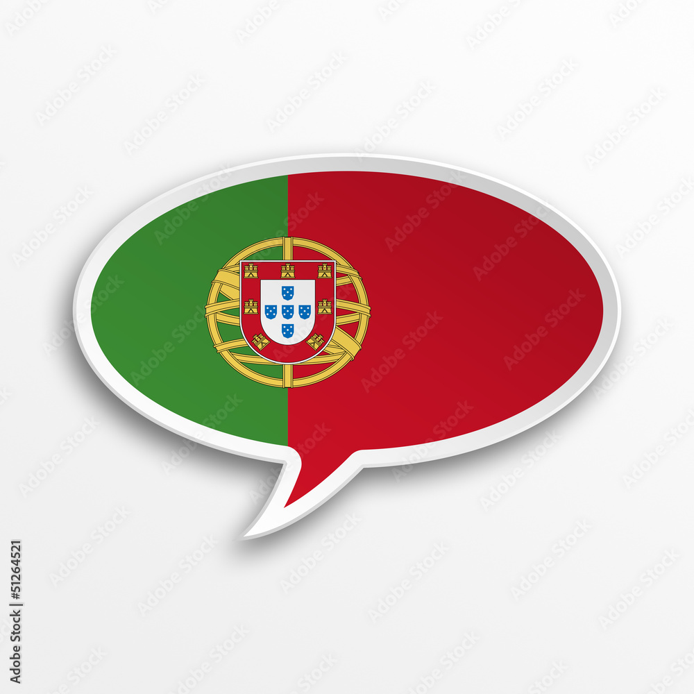 portugal speech bubble portugal speech bubble