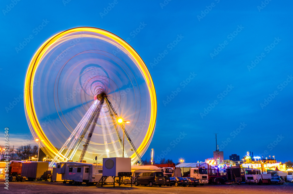 Riesenrad am Schützenfest in Hannover