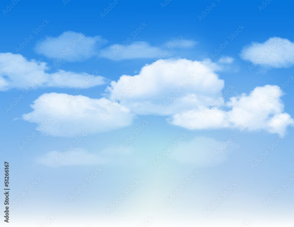 Blue sky with clouds. Blue sky with clouds.