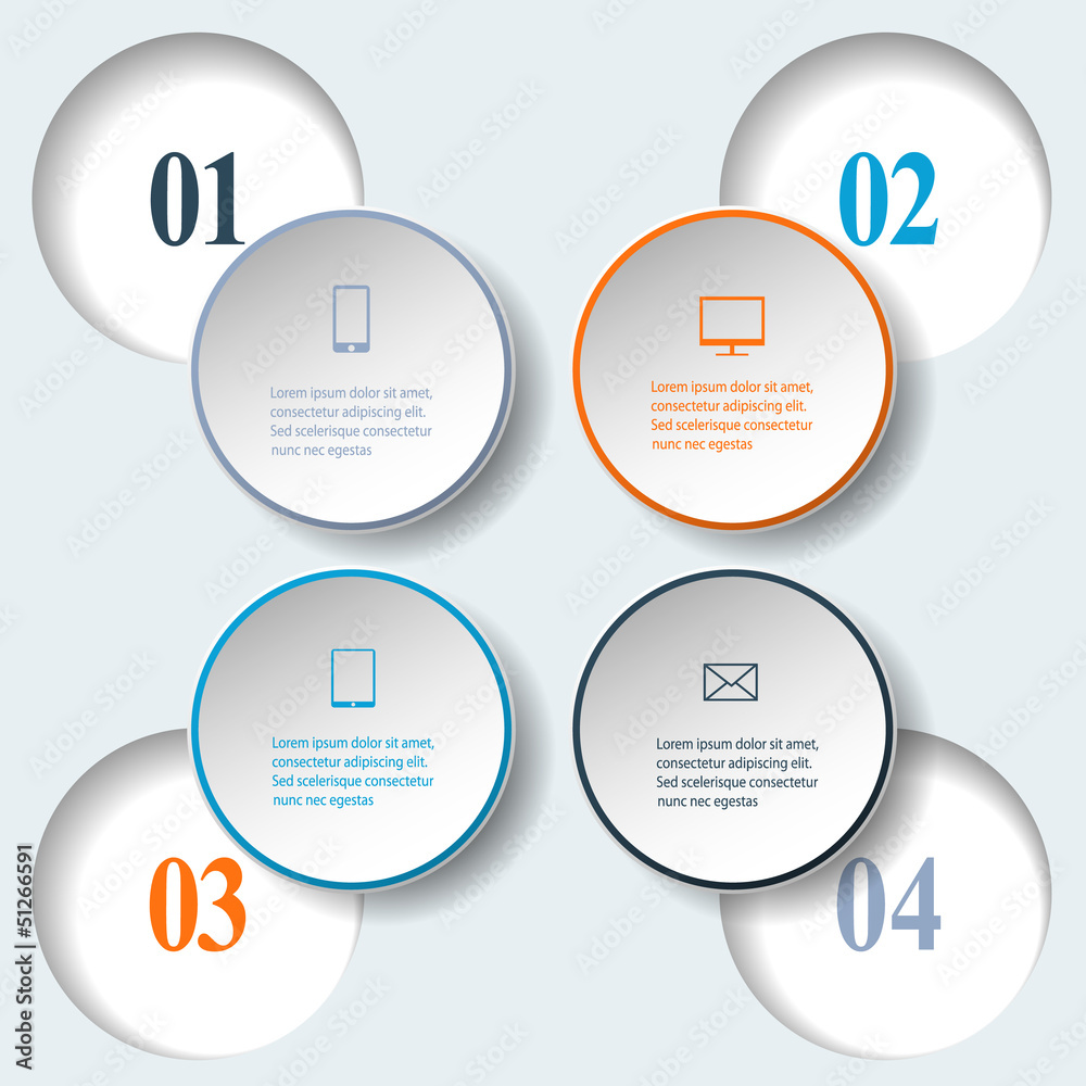 Abstract paper infografics. Internal and external data concept Abstract paper infografics. Internal and external data concept
