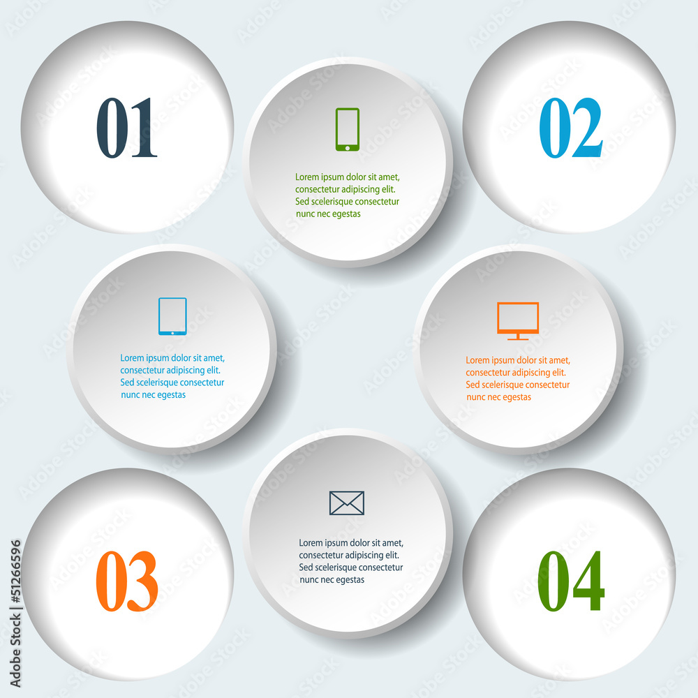 Abstract paper infografics. Internal and external data concept Abstract paper infografics. Internal and external data concept
