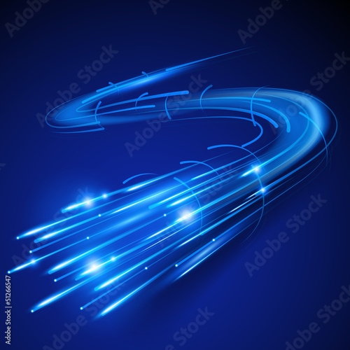 Super Fast Fibre Optic. Vector illustration photo