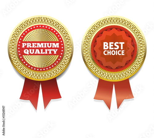 Premium Quality and Best Choice Label