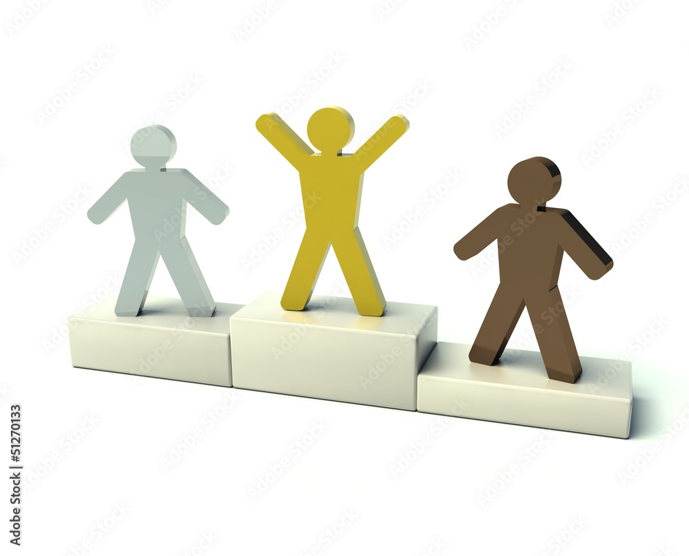 Winner podium Winner podium