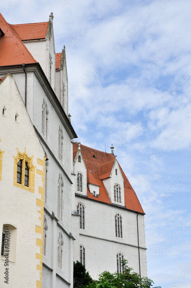 Facade of Albrechtsburg castle at Meissen, Saxony (Germany)